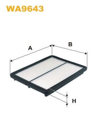 WIX FILTERS Воздушный фильтр WA9643